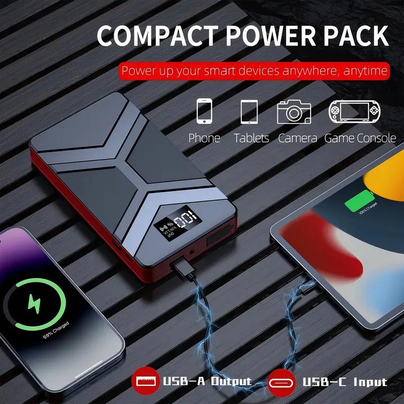 Ultra-slim 12V Car Jump Starter Booster Portable Car Power Bank Multifunctional Engine Battery Emergency Start