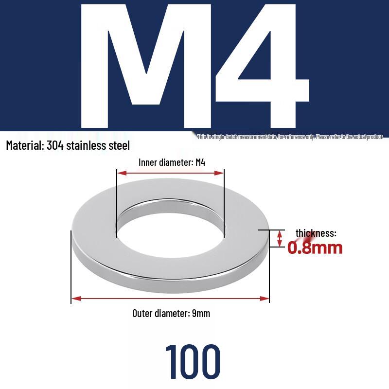 304 Stainless Steel Flat Washers