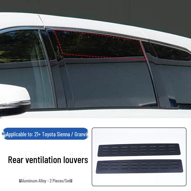 Rear Ventilation Louvers with Insect Screens for 2021-2025 Sienna/Granvia