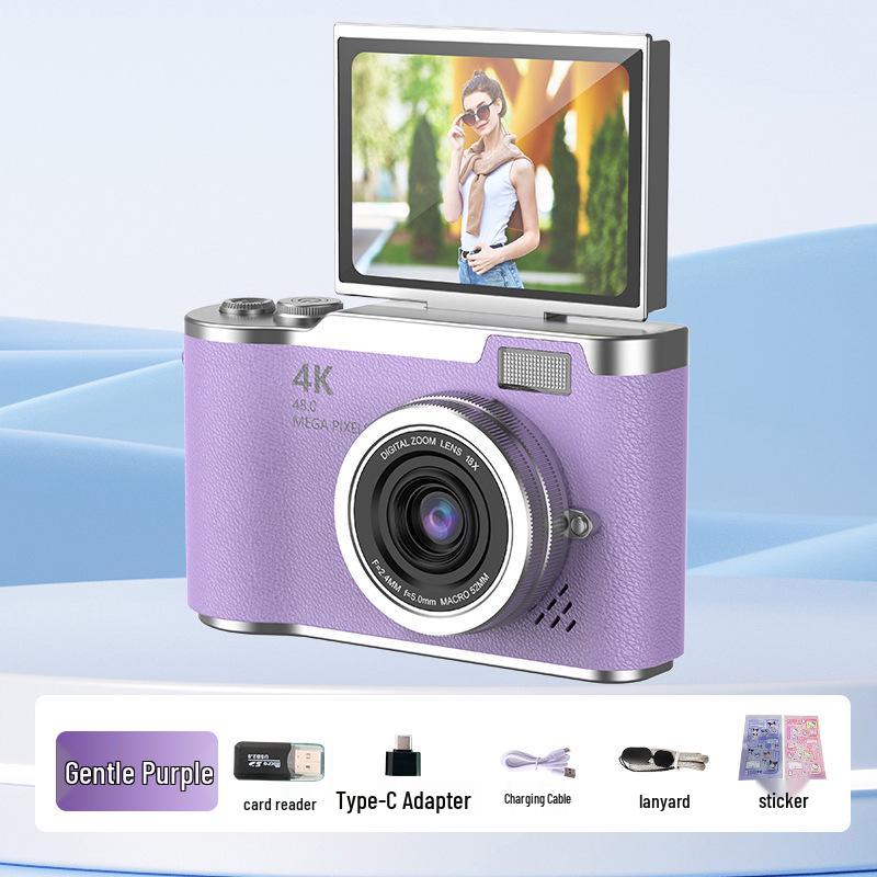 Retro HD Mini Digital Camera for Students and Travel