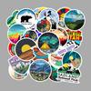 100 Outdoor Scenery Graffiti Stickers Suitcase Car Skateboard Waterproof Stickers