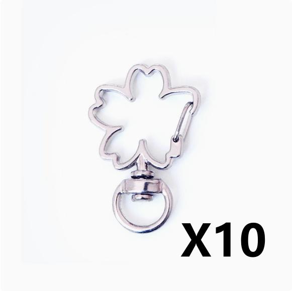 Irregularly Shaped Keychains And Accessories One Size белый