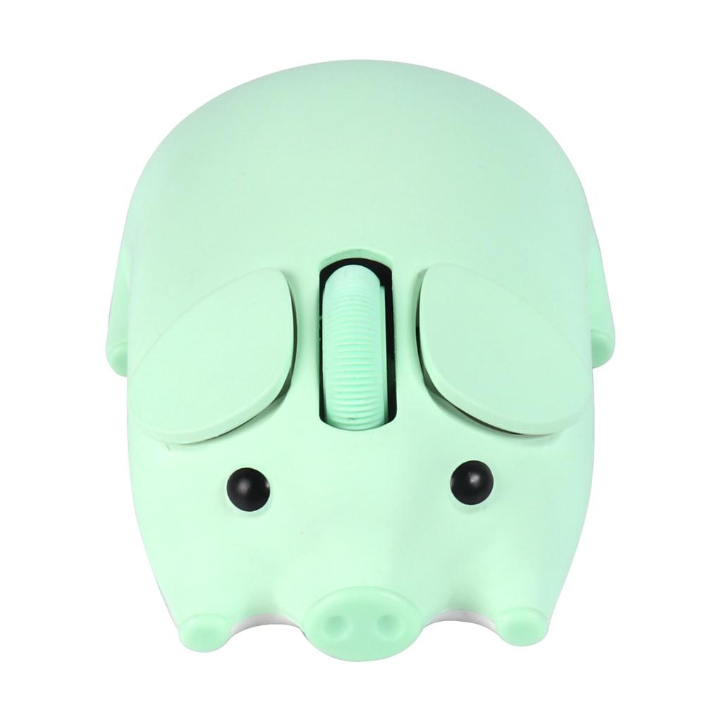 Wireless Mouse with Pig Dual Character 1200 Includes Japanese Instruction Compatible with and Desktops Design, 2.4GHz Bluetooth, Modes, 3-Button,