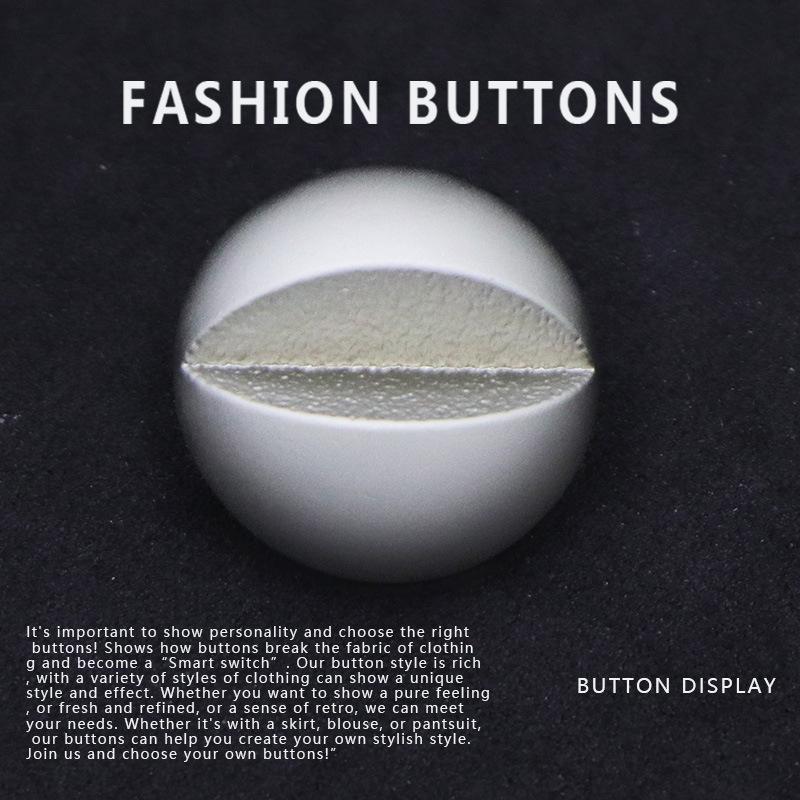 

10 шт. пуговиц для одежды, высококачественные золотые круглые шерстяные пальто, свитер, кардиган, рубашка, изысканные металлические пуговицы Fog gray * 15MM