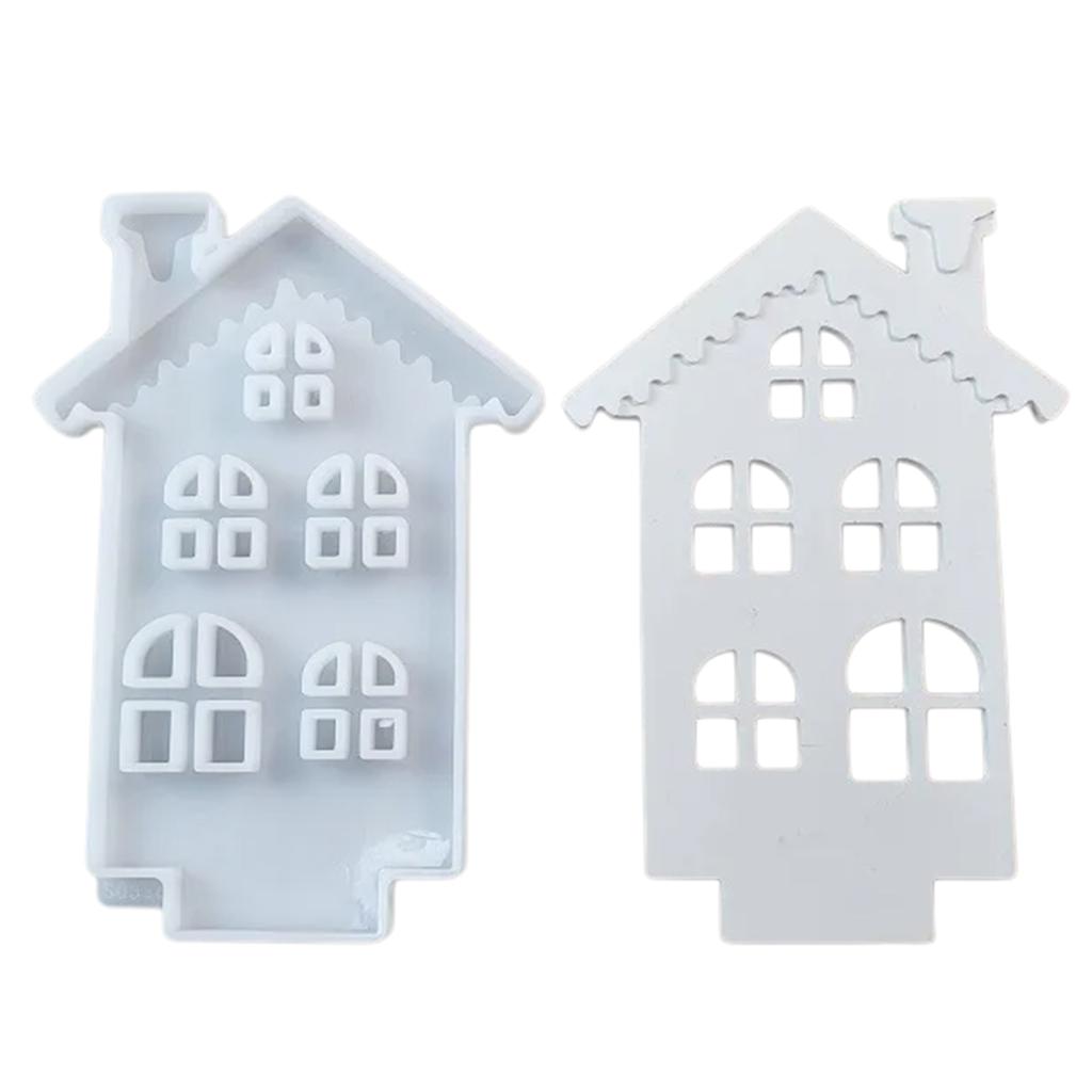 Sfeșnic pentru casa de zăpadă, matriță din silicon, rășină epoxidică, pentru suport pentru lumânări, pentru suport pentru lumânări din gips, pentru decorațiuni pentru casă.