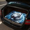 1Pcs Blue Lightning White Tiger Car Trunk Mat with Anti Slip Cargo Liner Waterproof Rear Storage Protector Floor Mat for SUV Sed