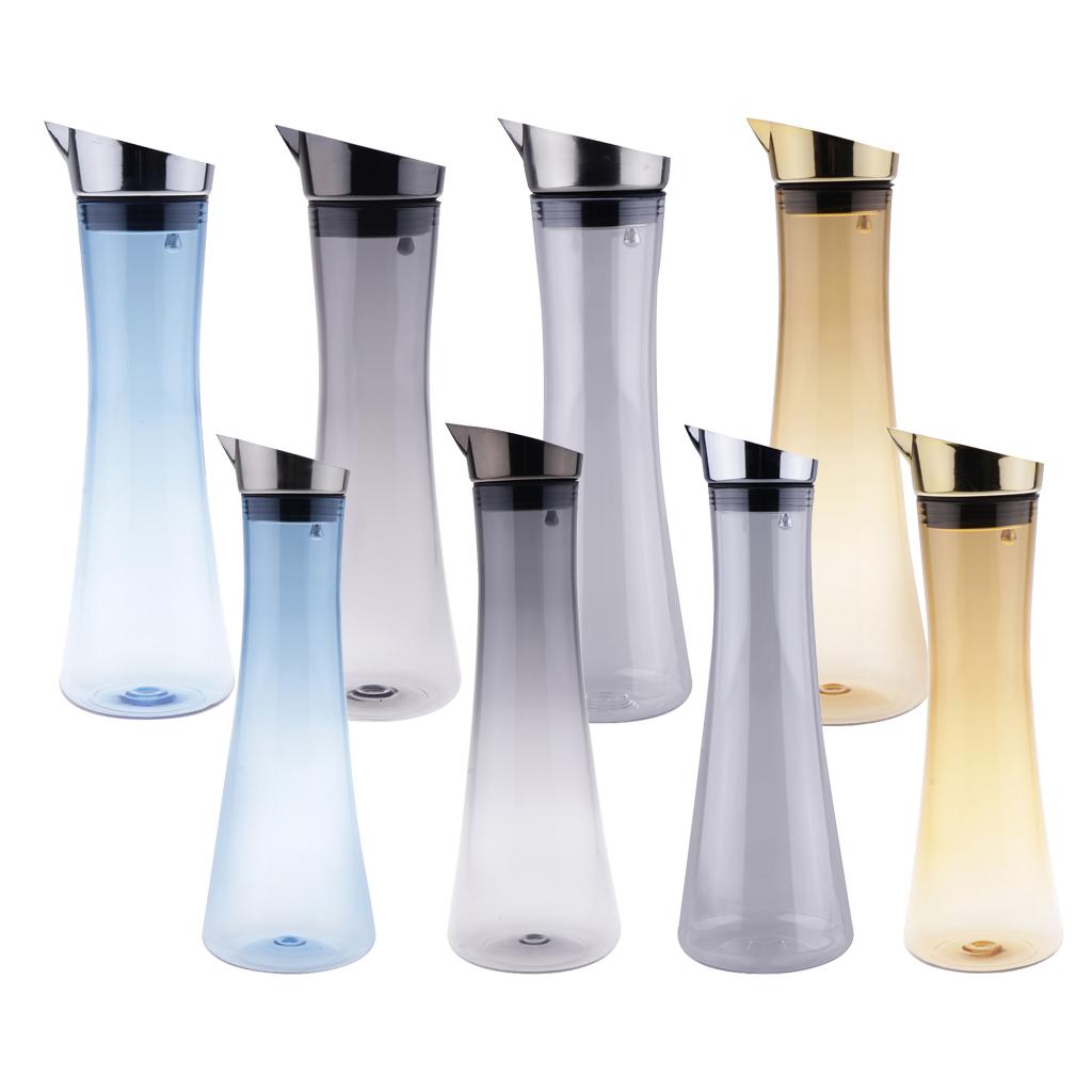 Unbreakable Plastic Pouring Jug Large Water Juice Pitcher Home Kitchen Carafe for Cold and Hot Drinks