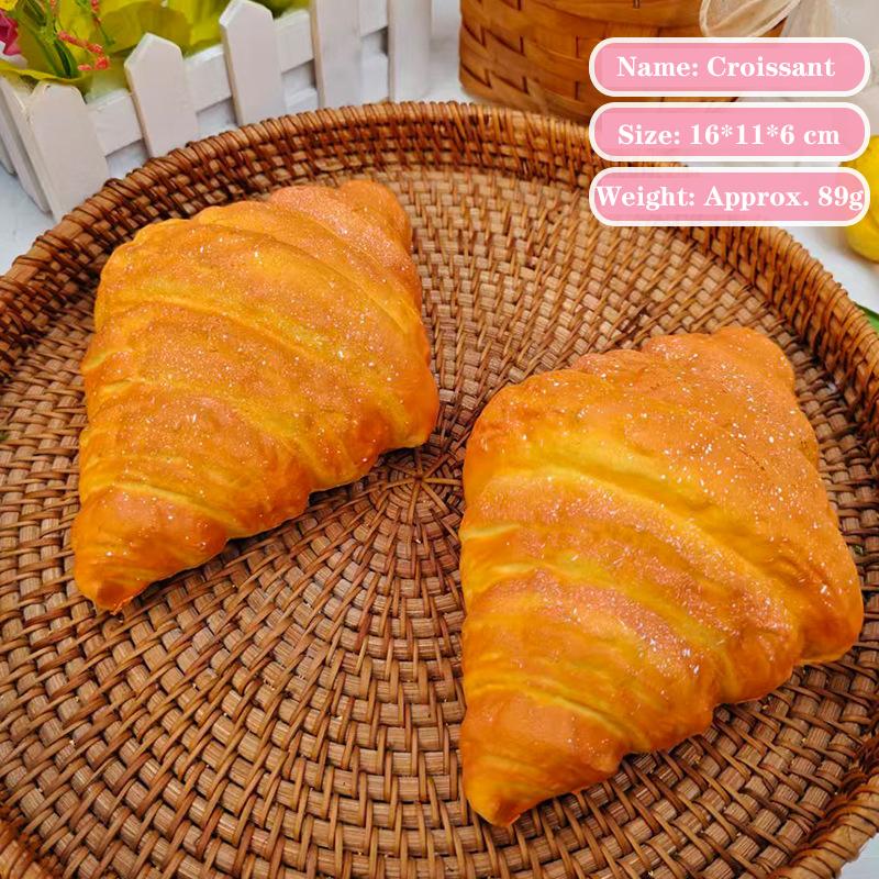 Simulated Bread Squishy Slow Rising Soft Sticky Stress Relief Toy Flexible Stress Reduction Stick Squishy Fidget Toy Adult Gift