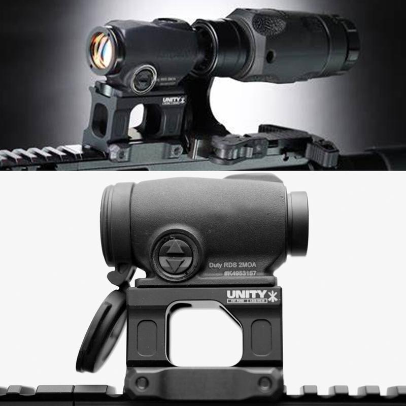 T01 T02 Red Dot Sight UNITY Fast Riser Mount Duty RDS R5 Offset Mount 45° Side Mount Optic Bracket Sight Scope Raiser Optic Base