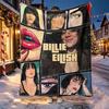 Billie Eilish Pattern Blanket for Home Decoration, Bed, Sofa, Car Travel, Camping, Suitable for All Seasons, Birthday Christmas Gift