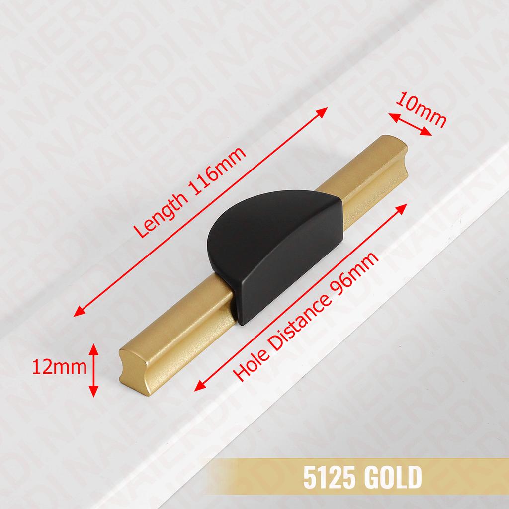 NAIERDI Gold Kitchen Cabinet Handles 800-1000mm Black Cupboard Door Pulls Drawer Knobs Bedroom Door Long Furniture Handle