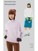 TECTOP Women's Cotton Hoodie: Breathable, Loose Fit, Stand Collar, Half-Zip, Long Sleeve for Autumn/Winter.