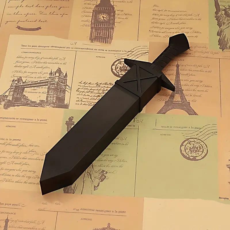 3D Printed Sword-Shaped Storage Box With Dices For Dnd Rpg Trpg Games Dice Dnd Game Role Dice Holder Desktop Ornament Storage Bo