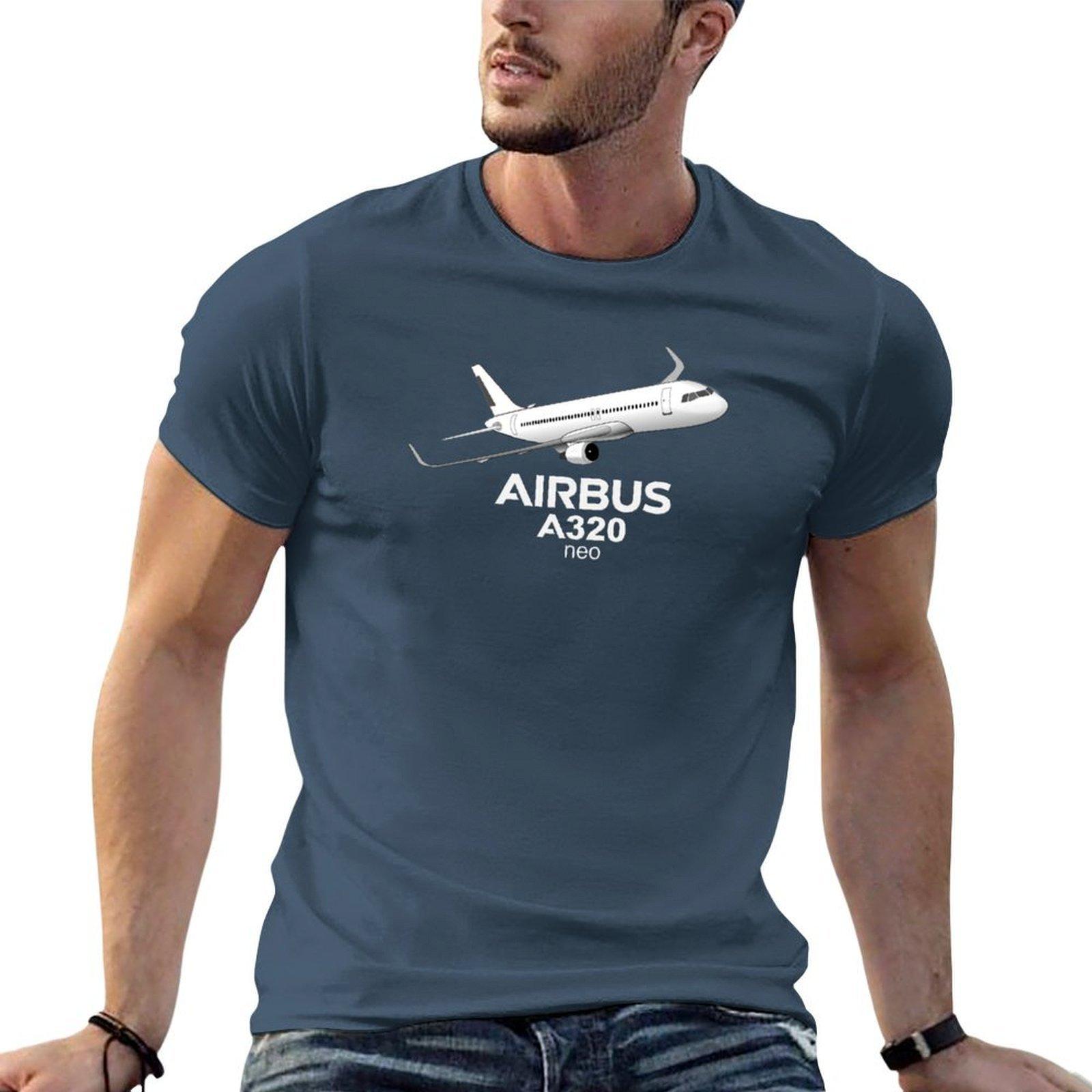 A320 neo TShirt funny t shirts man t shirt man casual TShirt S