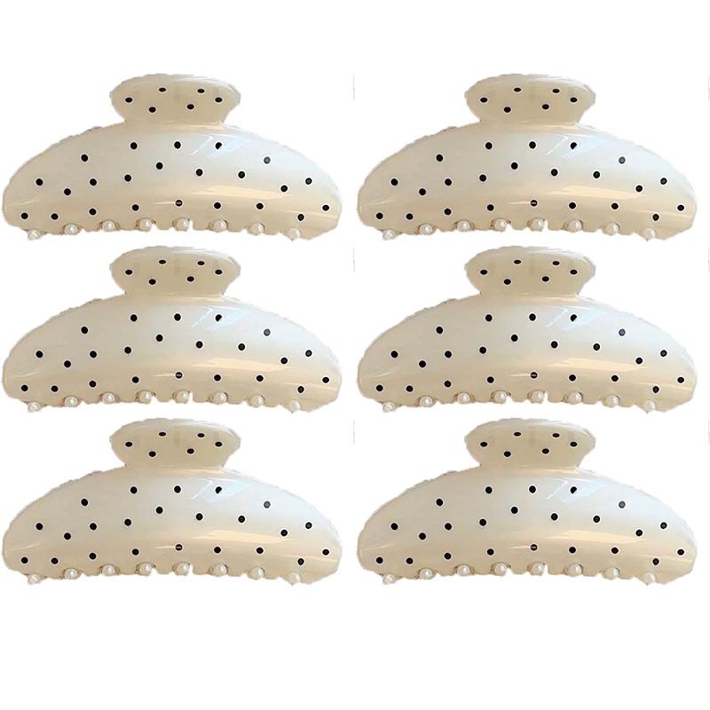 Polka Dot Versatile Hair Clip Feminine Hair Shark Clip Fashion Sweet Hair Accessories