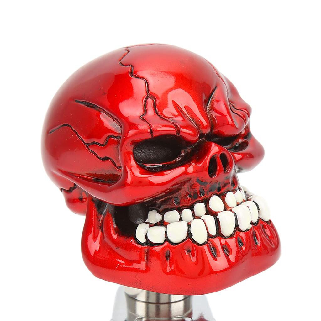 Skull Steering Wheel Knob Spinner Swisside Power Handle for Car Truck Tractor Boat (Red)