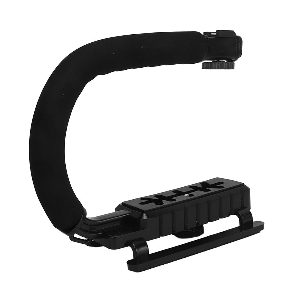 Video Action Stabilizing Handle ABS U Type Camcorder Handheld Stabilizer for Camera Camcorder