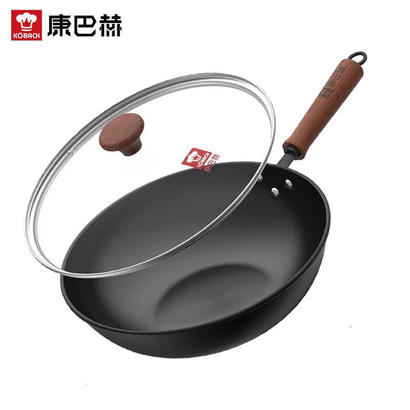 KOBACH 32cm 2nd Gen Refined Iron Wok