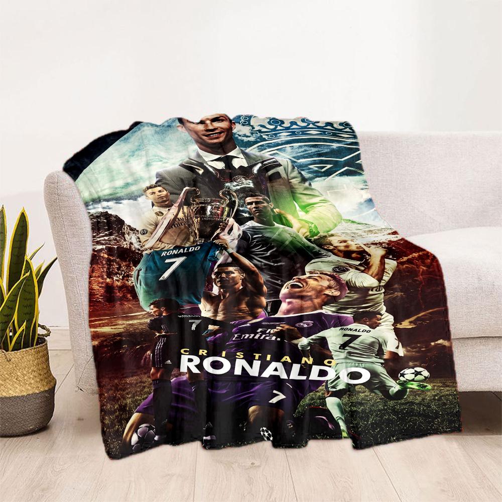 Cristiano Ronaldo Manchester Blanket Ultra-Soft Suitable for Office Chair Bedding Livingroom Four Seasons Universal Modern Style