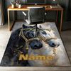 Custom Name Horse Printed Carpet,Rug for Office Chair Living Room Bedroom Kitchen Room Decor Gifts.