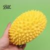 Cat Grooming Brush Self Groomer Wall Corner Durian Shape Face Massager Hair Remover Toy for Indoor Long Short Fur Cats Boredom Relief
