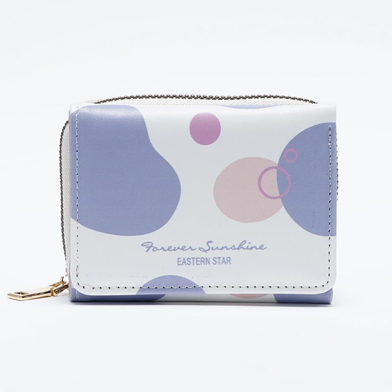 

Enybe New Design Patchwork Ladies Wallet Pu Material Cross-border Fashion Coin Purse Фіолетовий