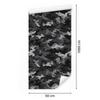 Military camouflage wallpaper graphite, gray and black 50x1000