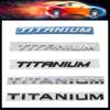 3D TITANIUM for Trunk Nameplate Decal Emblem Badge Sticker