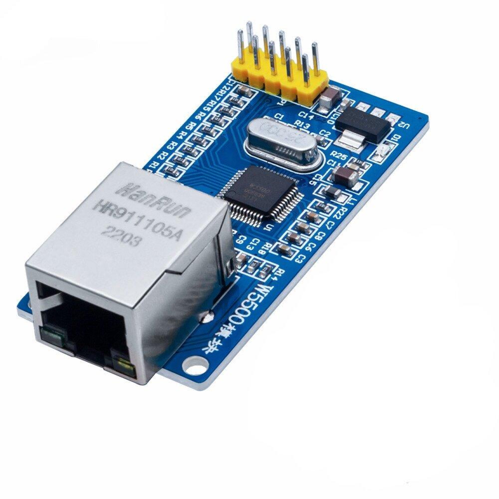 W5500 Ethernet Shield LAN Network Module Support TCP/IP 51/ STM32 Microcontroller Program With 32k Bytes SPI 3.3V/5V Over W5100