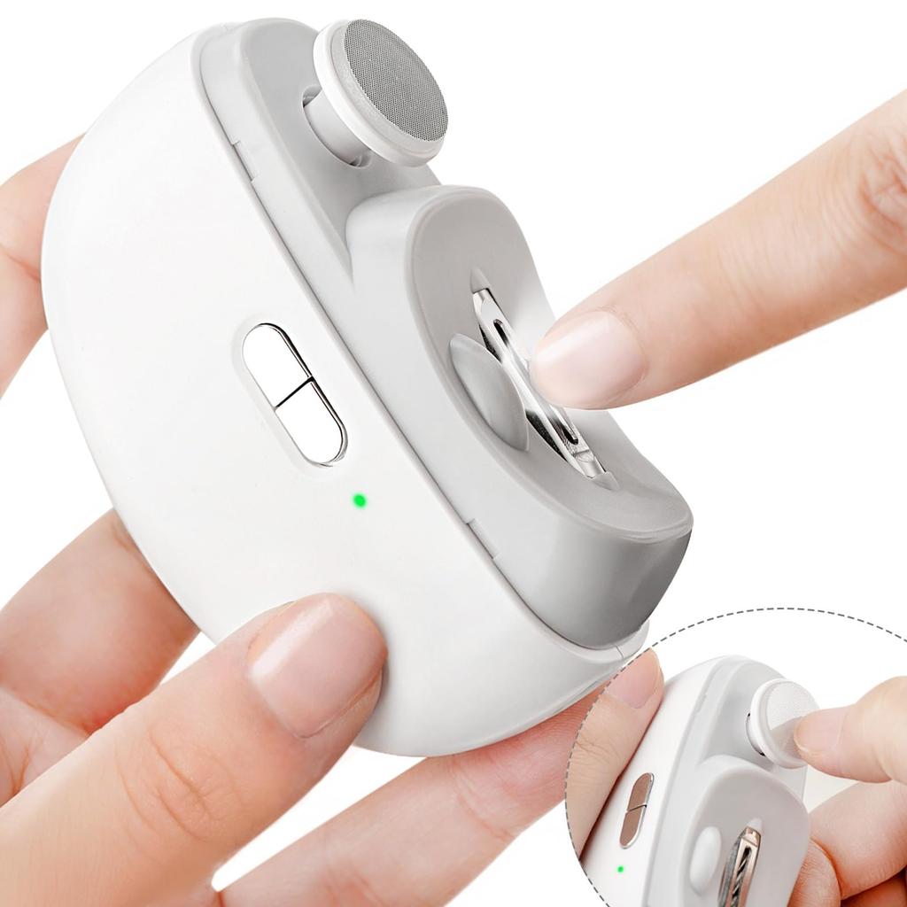 For FEEKI Elektrisk Negleklipper og Negleklipper med LED Enkel Forebygger Negle Elektrisk Negl For Inngrodd Tykk og Negl Egnet for og for