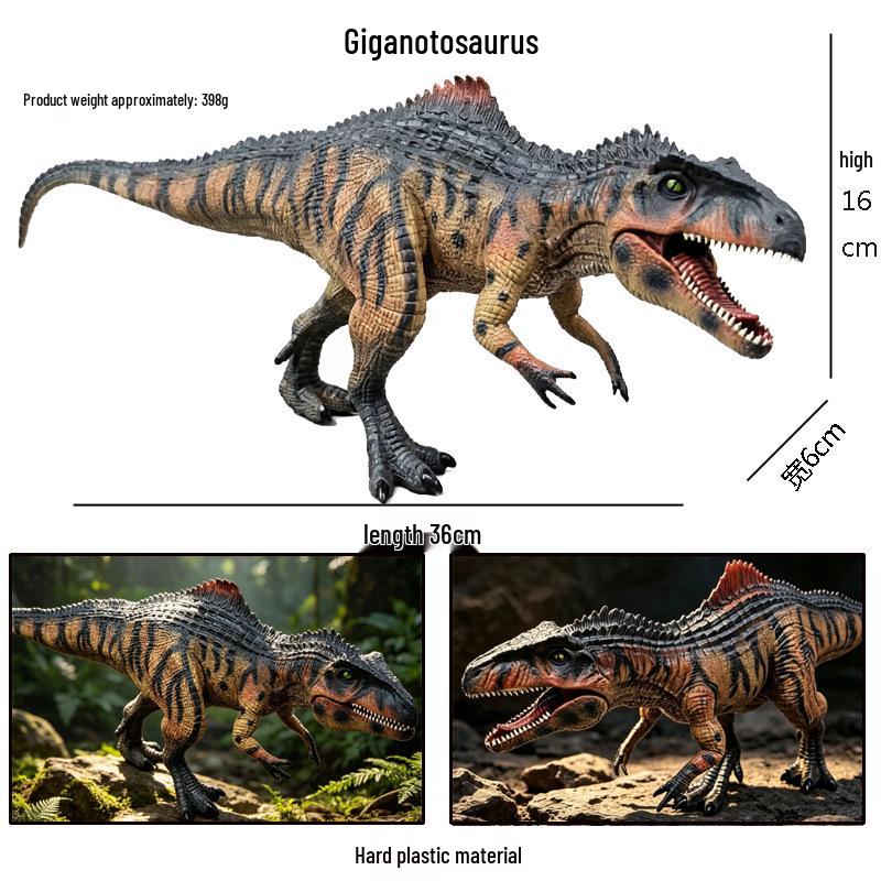 Jurassic Dinosaur Toy Set: Tyrannosaurus and Mosasaurus Models