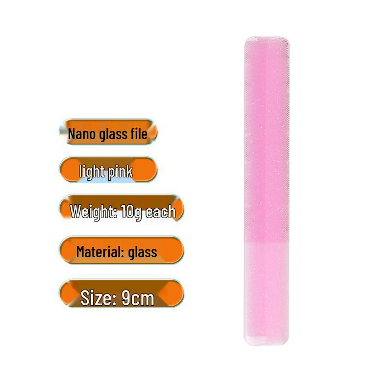 In Stock Glass Nail File - Polishing, Grinding & Shining Tool for Manicures