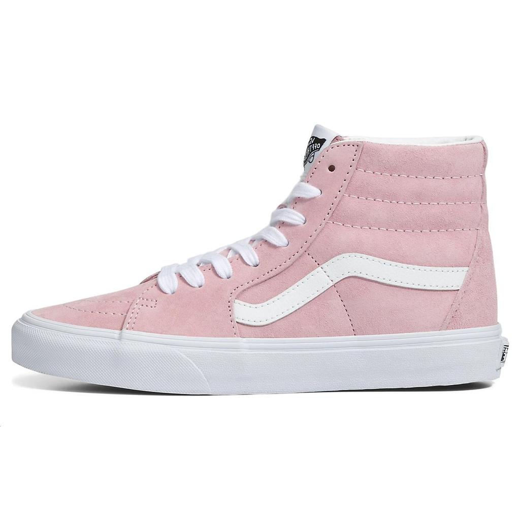 Vans Sk8 Pig Suede High Top Skate Shoes Unisex Skate Shoes Pink VN0A4BVT2PT