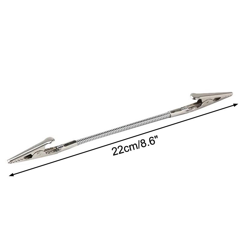 Portable Double Ended Mosquito Coil Holder Stand Multi-Function Stainless Steel Incense Clip Rack Photo Card Label Organizer