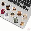 500Pcs/Roll Kuso Funny Animal Emoji - Cat & Dog Kids Rewards Stickers - DIY Scrapbooks Album Decor Sealing Label Decals