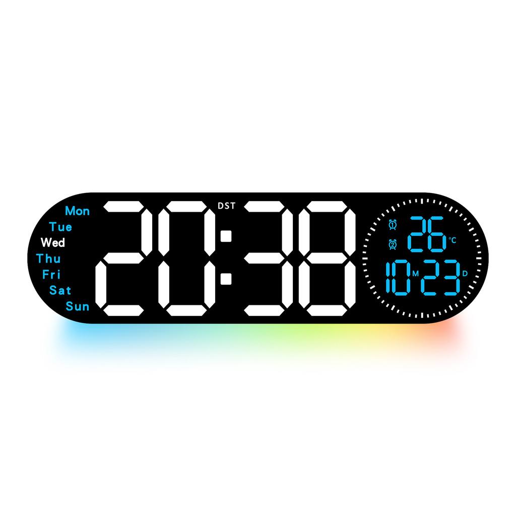 New Multi-function LED Alarm Clock for Student-specific Dormitory Small Alarm Clock Double Group Alarm Clock Countdown
