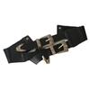 Fashion Waist Belt With Double Head Metal Carved Buckle For Women Dress And Long Skirt