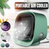 Portable Convenient Air Cooler Fan Air Conditioner Humidifier Space Easy Cool Purifies Air Cooling Fan for Home Office USB