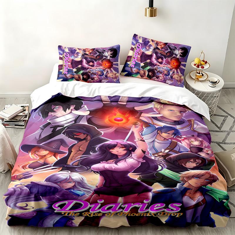 Set APHMAU da 3 pezzi Perfetto per l'uso in camera da letto Set di biancheria da letto confortevole include una federa per piumone e due federe Ideale come regalo di compleanno o di Natale