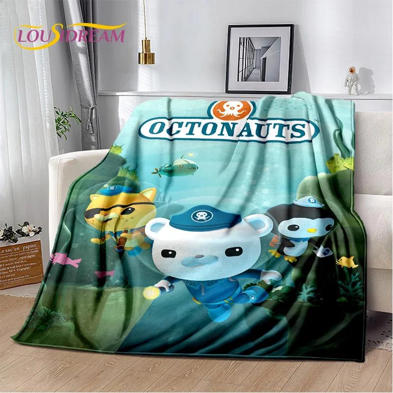 Coperta Bambino Carina The Octonauts Barnacles, Morbida Coperta Plaid per Casa Camera da Letto Letto Divano Picnic Viaggio Ufficio Coperta