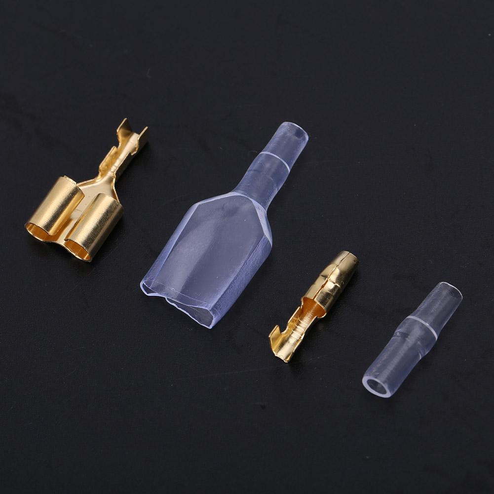 20 Set 1 to 2 Female/Male Crimp Terminals Electric Wire Connecting Tool with Sleeve