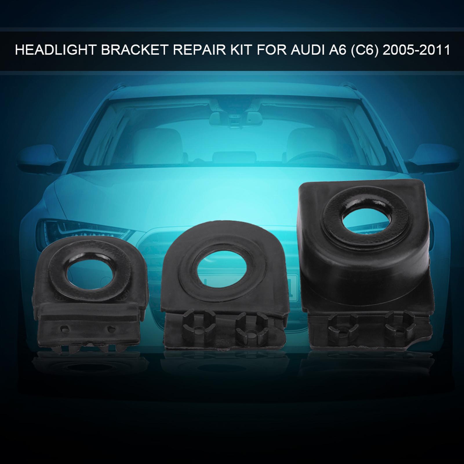 

Car Headlight Headlamp Bracket Repair Kit for A6 (C6) 2005‑2011 Right