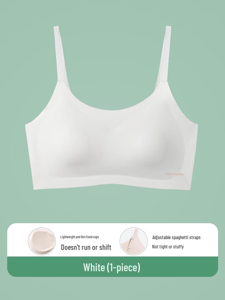 Seamless Ice Silk Adjustable Bra for Teens