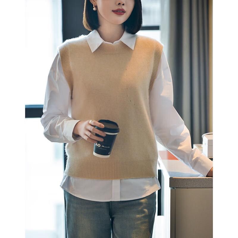 Fanzhen Women's 100% Wool Vest