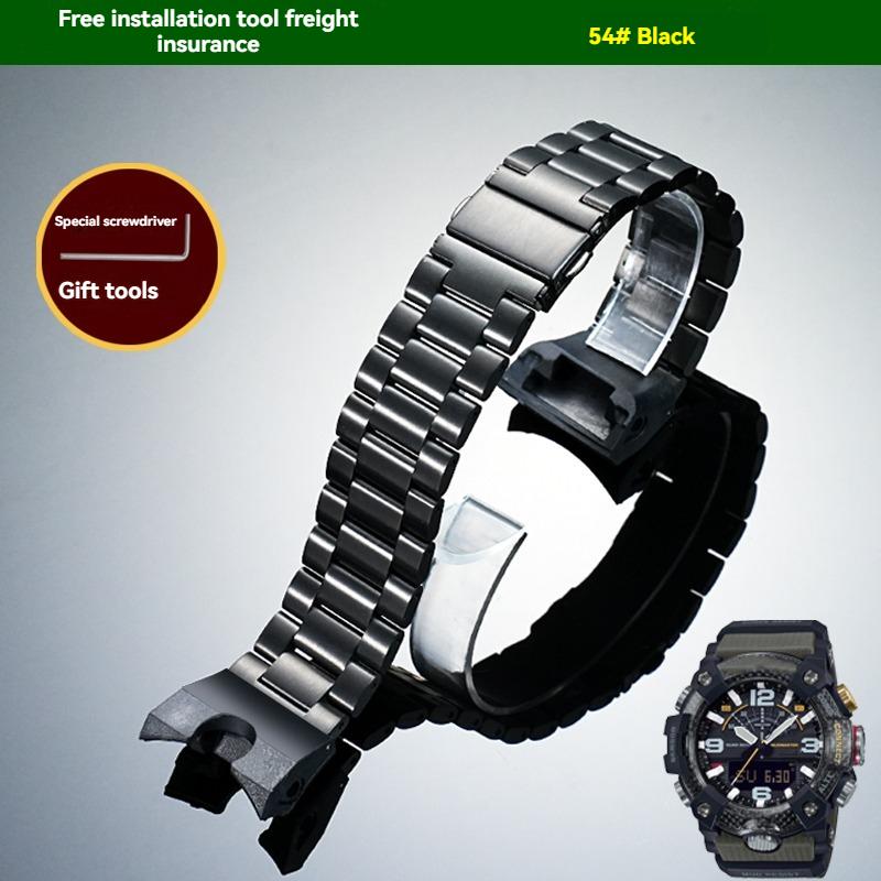 

для Casio третього покоління Little Mud King 5594 GG-B100 серії модифікований сталевий ремінець металевий годинниковий ремінець з нержавіючої сталі GG-B100mm