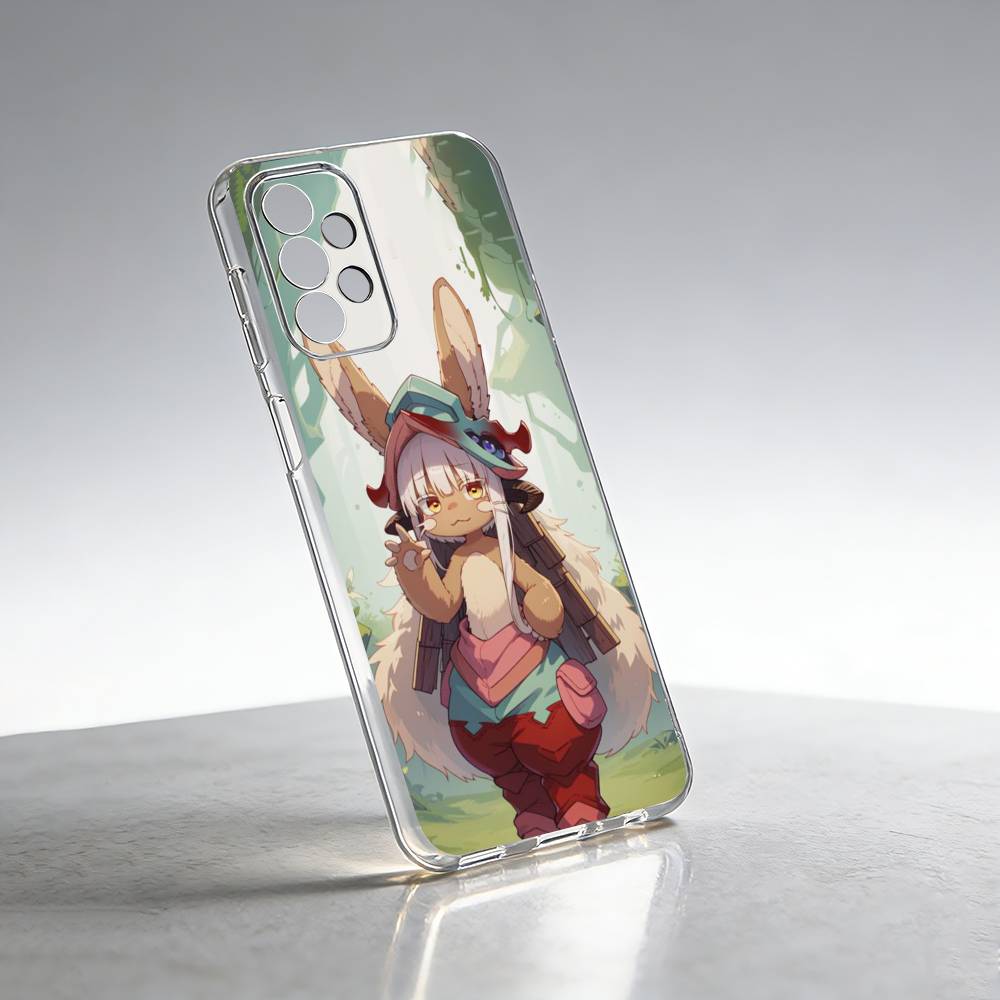 M-MADE IN A-ABYSS Nanachi Phone Case For Samsung S25,S24,S21,S22,S23,S30,Ultra,S20,Plus,Fe Transparent Cover