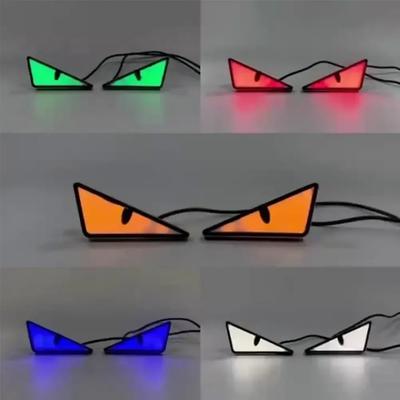 Universal Motorcycle Led Demon Eye Light Waterproof Projector Eye Modified Devil Headlight Lamp Motorcycle Lens Mini Decora