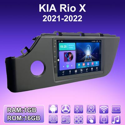 Radio de Coche Android 2 DIN Para KIA Rio X 2021-2022 Reproductor Multimedia Unidad Principal Estéreo Navegación GPS WIFI 1+16GB