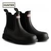 Hunter Chelsea Commando Short Rain Boots Black Wfs1018rma Blk