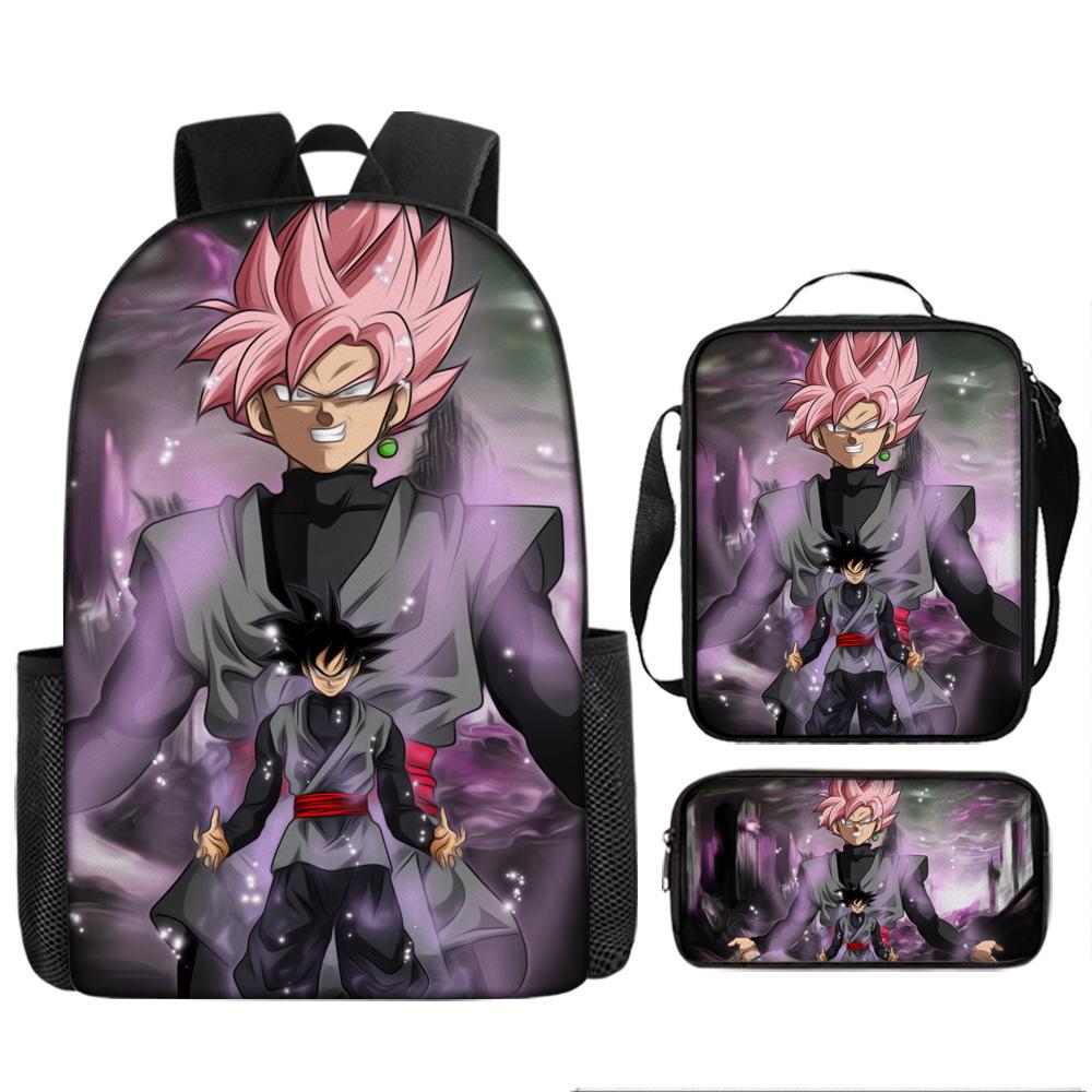 Dragon Ball Student School Bag Cartoon Dragon Ball Super Children'S Backpack, Satchel Pencil Case